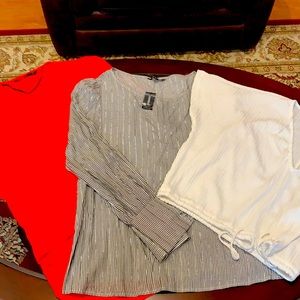 Zara and express brands tops